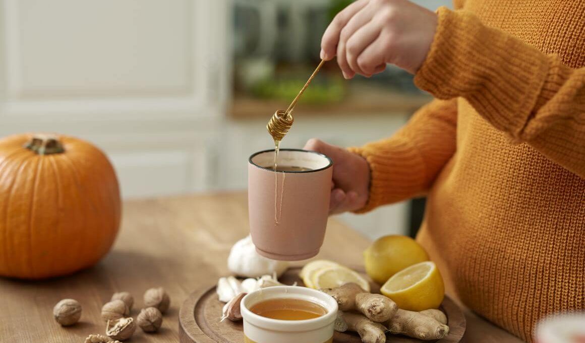 herbata z miodem